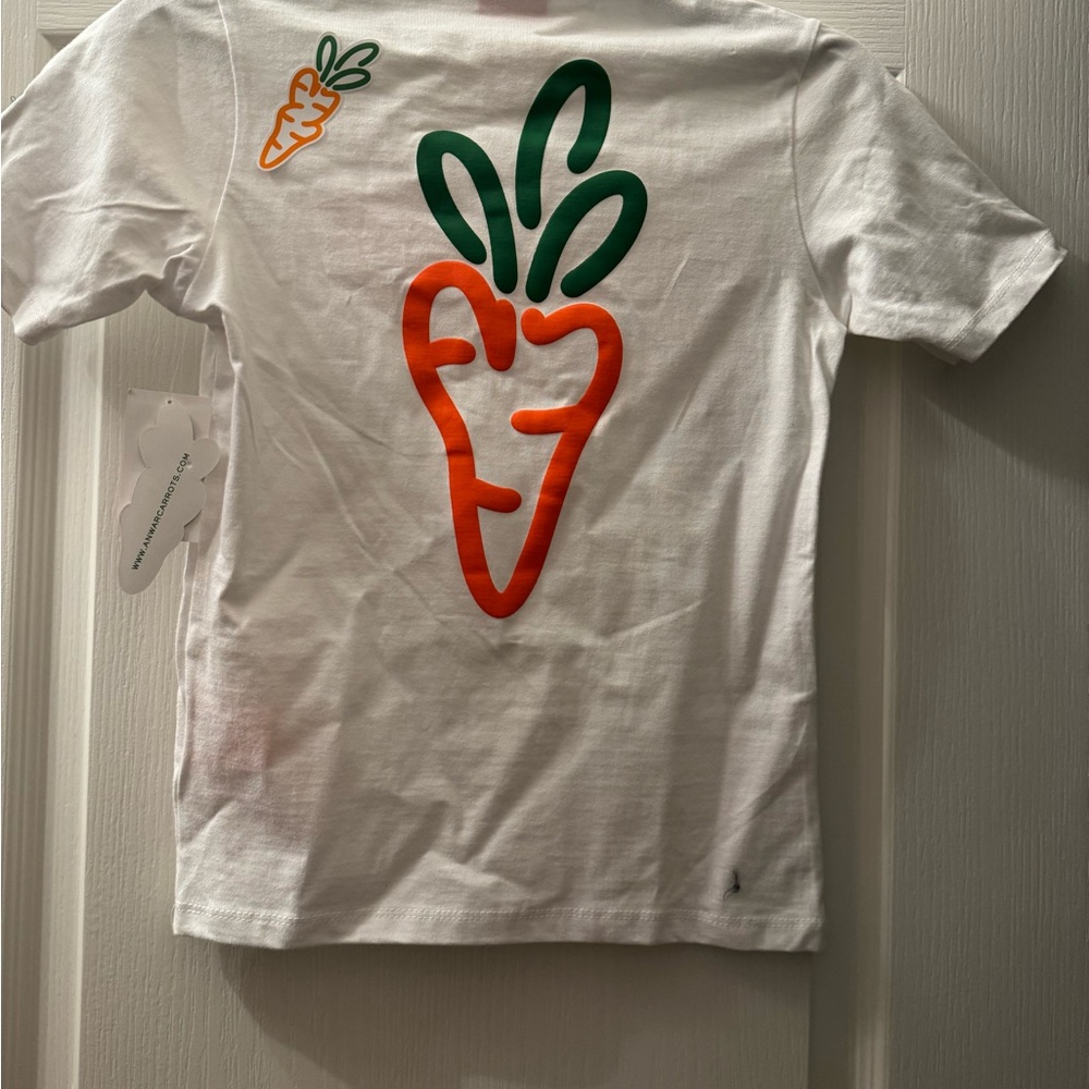 Anwar Carrots Brand White T-Shirt